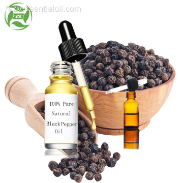 Huile de poivre noir 100% naturel biologique naturel d&#39;OEM